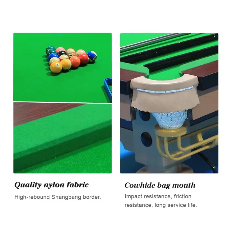 

Factory Direct Modern Slate Billiard Table Professional Pool Table for Billiard Clubs