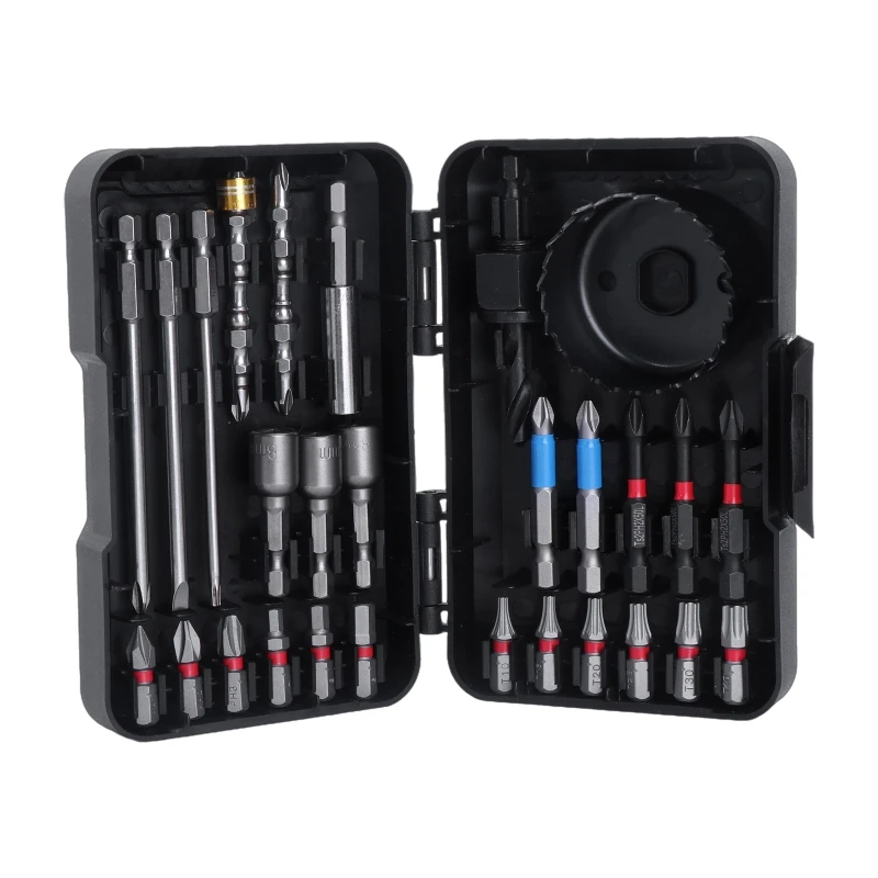 27Pcs Long Screwdriver Bit Set 1/4inch for Power Screwdriver Drill