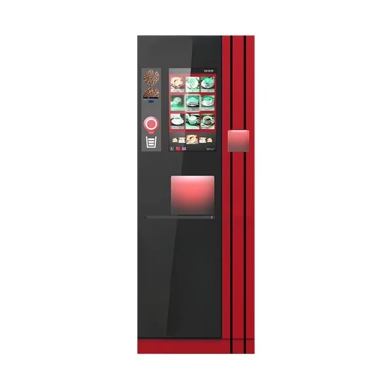 FOODLINE Mini Automatic Coffee Vending Cabinet Easy Disassemble Inner Parts Multi Flavor Hot Beverage Seller