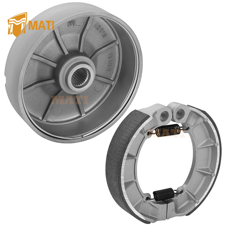 

MATI Rear Brake Drum Hub & Shoes for Honda Foreman 500 2005-2013 Rubicon 500 2001-2014 43620-HN2-000 43620-HR0-F00 06430-HN2-000