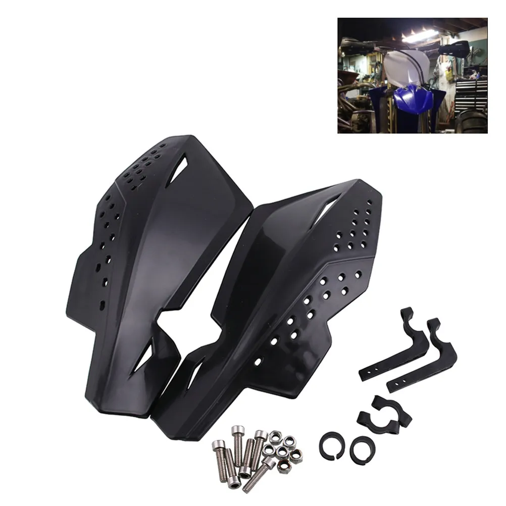 

1 Pair Motorcycle Handguard Professional Handlebar Protector 7 8 Inch Wind Dust Proof Motorbike Hand Guard Black Vibration