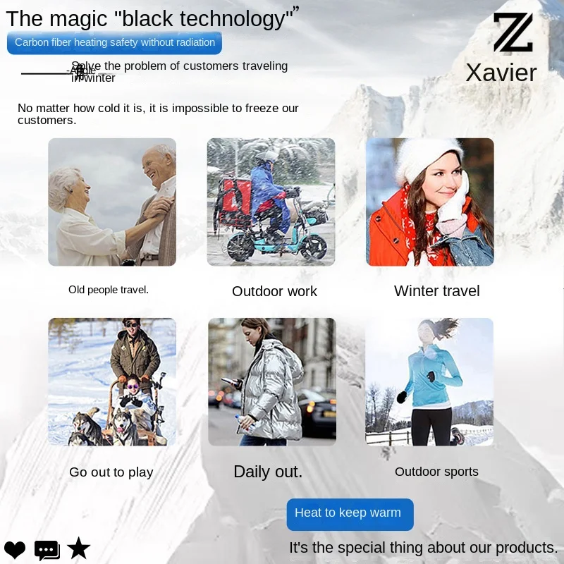 Winter Exclusive 4 Control 21 Constant Temperature Smart Heated Jacket Youth Casual Heated Clothing for Men Women