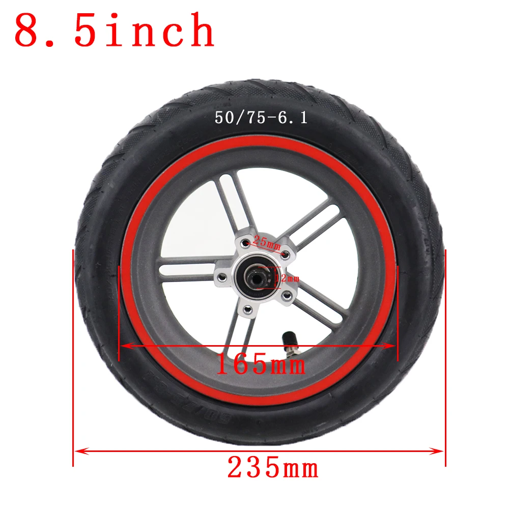 

8 Inch 8.5x2. 50 / 75-6.1 8 1 / 2x2 tire for Xiaomi MIGA m365 electric scooter tire shock absorber rubber tire