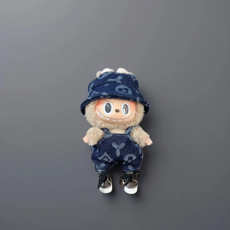 ミニ人形アクセサリー 17 センチメートル Labubu 服 V1 V2 衣類アクセサリーセットギフト