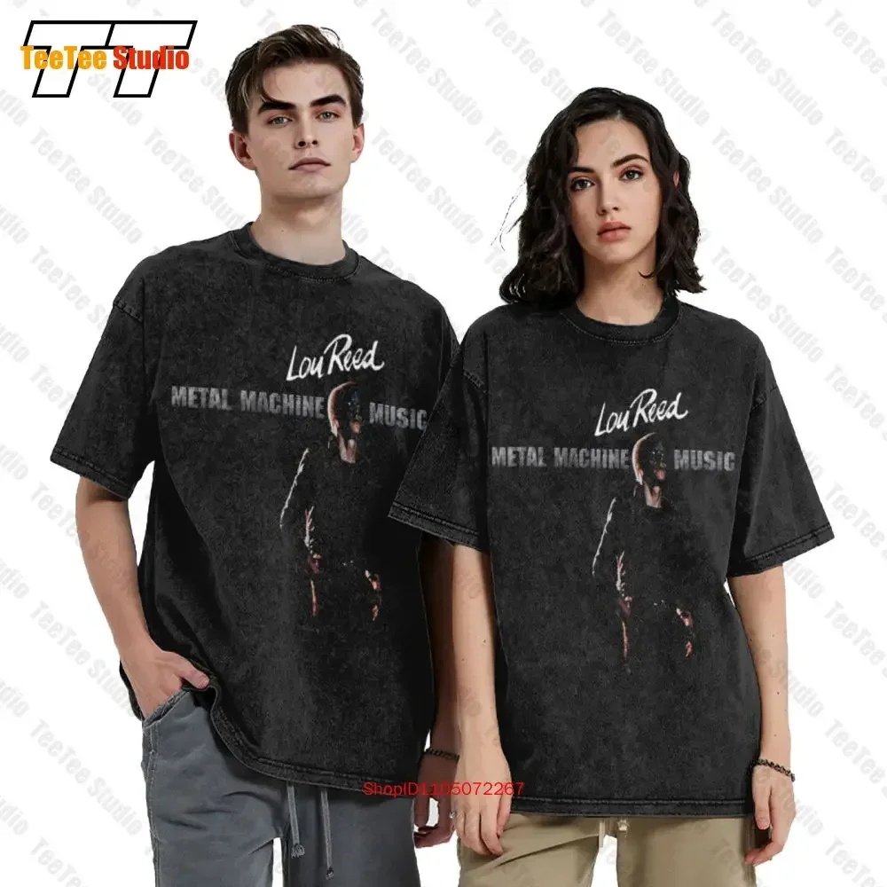 تي شيرت Lou Reed Vintage كبير الحجم The Velvet Underground للرجال جميع المقاسات S M L Xl 234Xl Na321 5V52