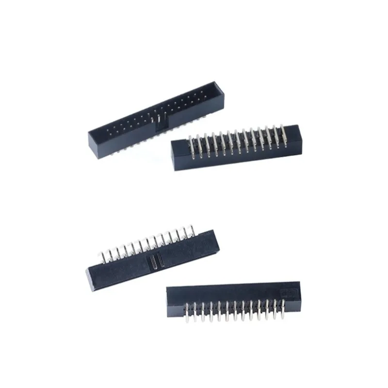 DC3-6/8/10/12/14/16/20-50P изогнутый штифт, шаг 2,0 мм, простая рупорная розетка, разъем IDC