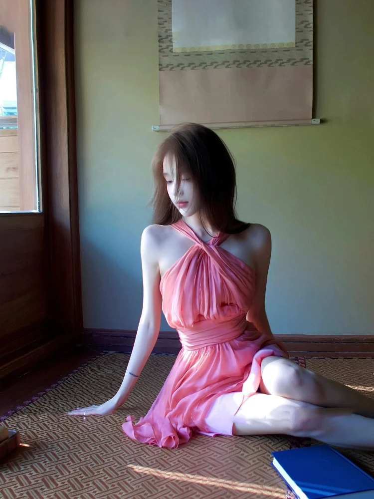 

XZY plus Size Sexy Cross Bal Dr Women's Summer Slim Fit High Waist ort Skirt Casual Sle Print Polyester Fiber