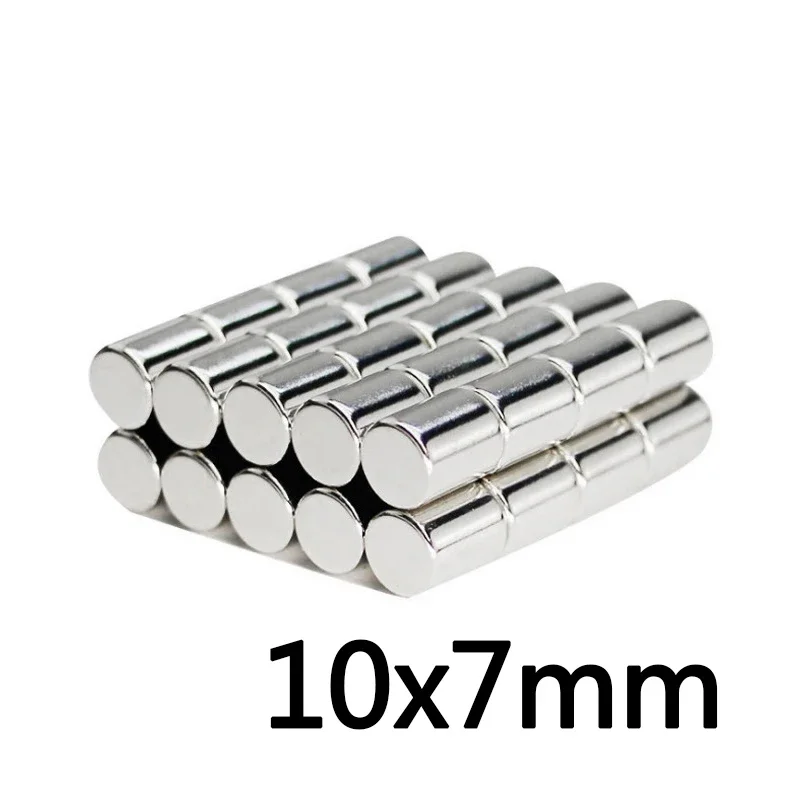 

10X7 mm Round Neodymium Magnets 10x7mm N35 Small Magnets Disc 10*7 Strong Cylinder Rare Earth Magnetic 10x7mm 10*7