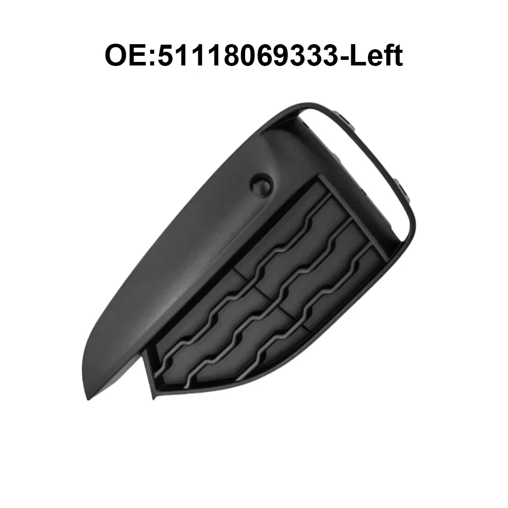 

Protection Grille Cover Bumper Fog Lamp Cover Automobile Protection Easy Installation Trim Bumper Fog Lamp Grille Cover