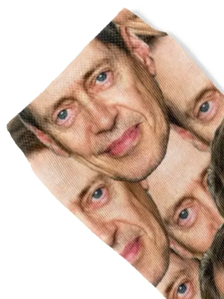 Steve Buscemi trending Head Design Socks christmas gifts crazy summer Mens Socks Women's