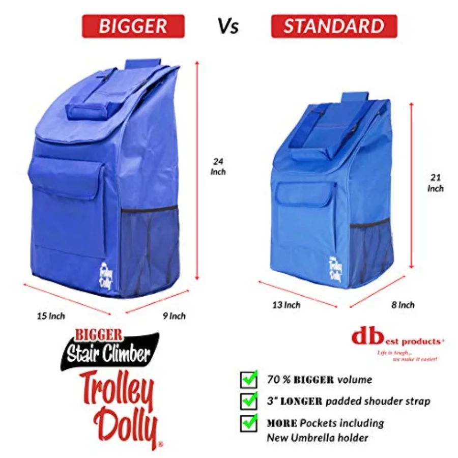 Chariot de grimpeur d'escalier pliable, chariot pour épicerie, conception compacte et légère, idéal pour un usage de condote et d'appartement, facile