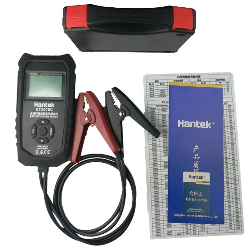 Hantek Automotive Car Battery System Tester HT2018B Digital LCD Bateria Capacity Charging Analyzer 6V/12V/24V