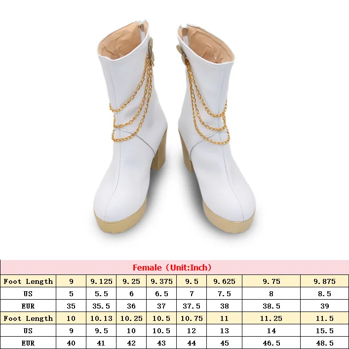 Démons Mira Cosplay chaussures bottes chasseurs Kpop déguisement adulte chaussures pour femmes Halloween carnaval Fantasia Costume accessoires
