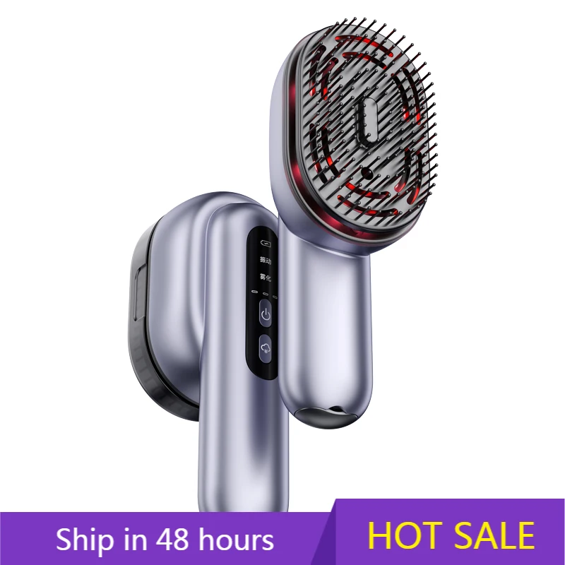 

YTYIN New Cordless Electric Scalp Massager Brush Comb For Relaxation Scalp Oil Applicator Portable Vibrating Massager