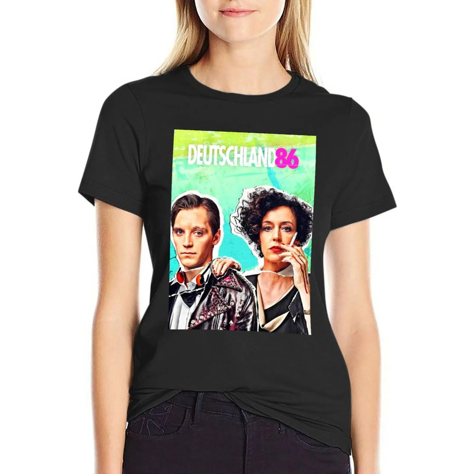 Deutschland 86 - Beautiful but Dangerous T-Shirt plus size tops Aesthetic clothing tight shirts for Women