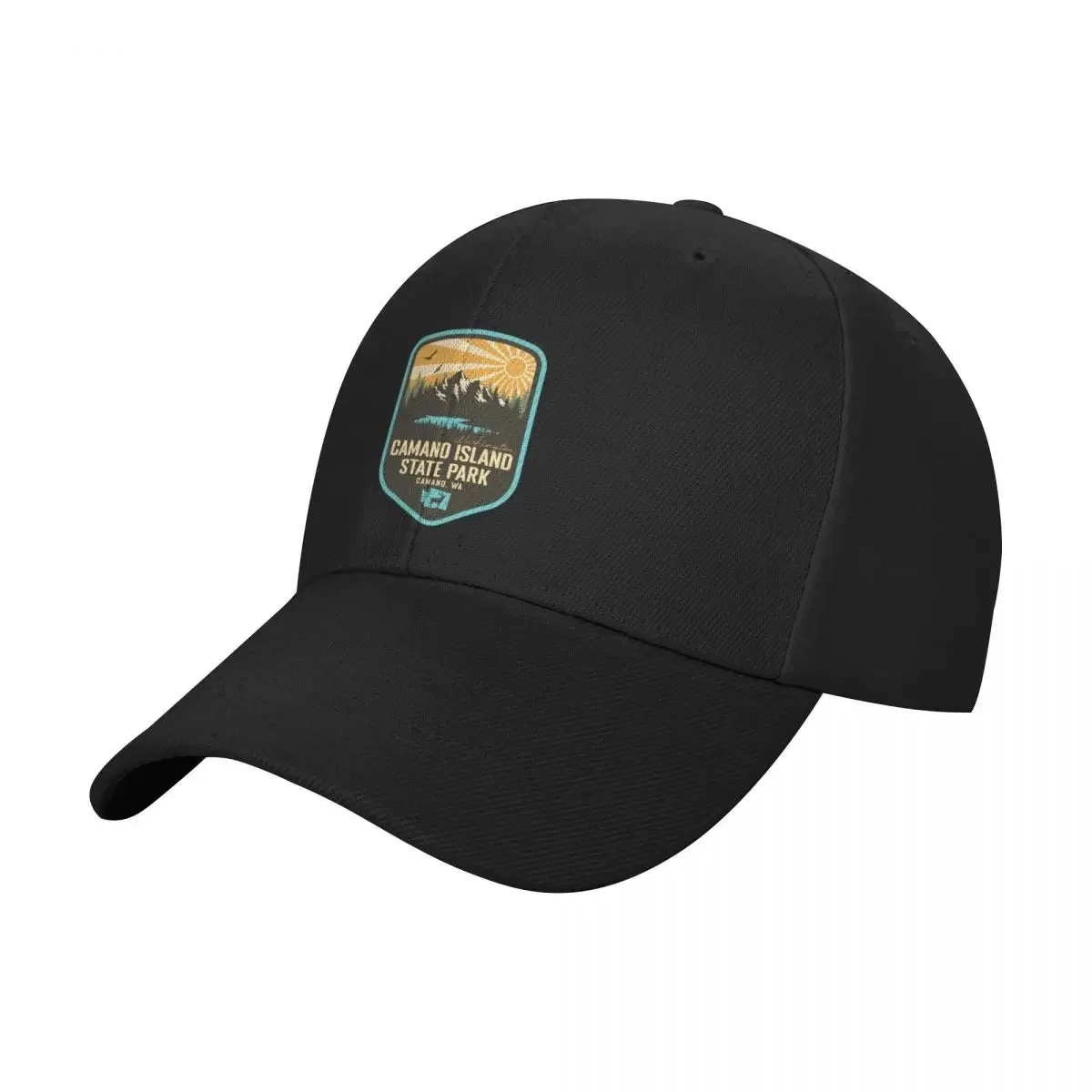 

Camano Island State Park Washington - WA Retro Badge Forest and Wilderness Baseball Cap |-F-| hats for men Women Caps Men's