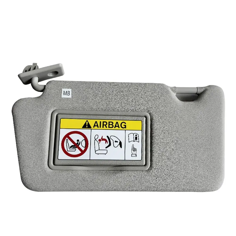 

Gray ABS Visor Makeup Mirror Anti-corrosion Material Customizable Left Right Easy To Use Non-deformation For Versa