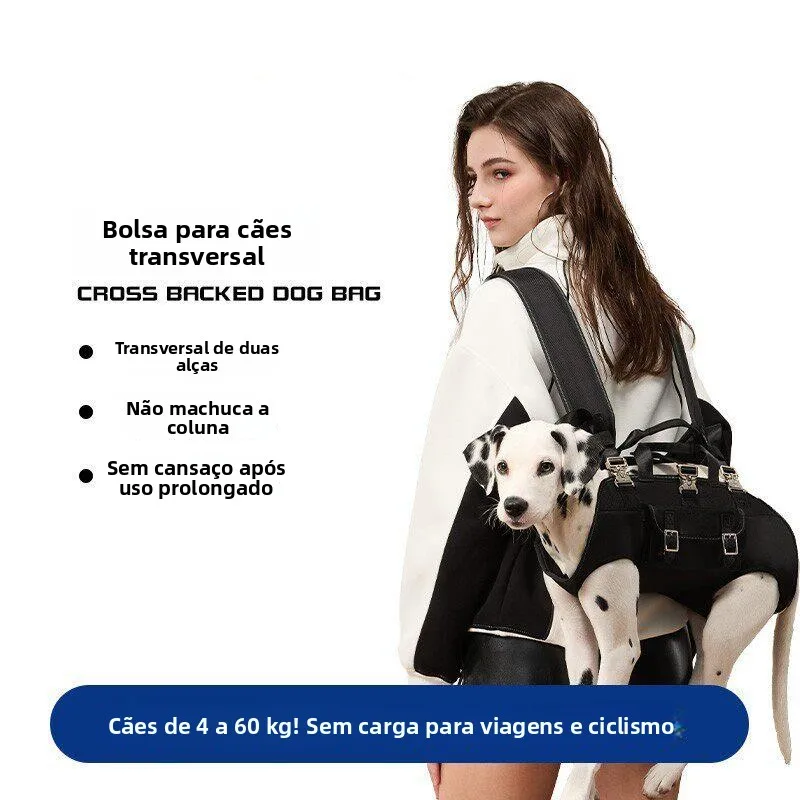 ポータブル犬用キャリアバックパック屋外乗馬用ペットバッグ多機能ダブルショルダー子犬用ベビーホルダー花柄