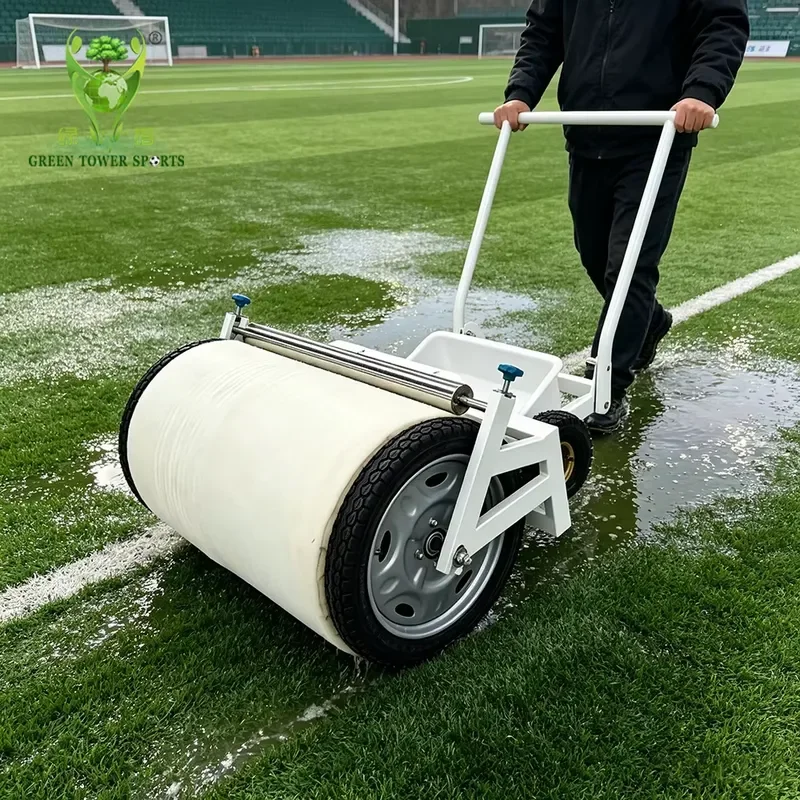 Professional Soccer Field Squeegee Heavy Turf-Safe Water Roller for Artificial Grass & Stadium Maintenance