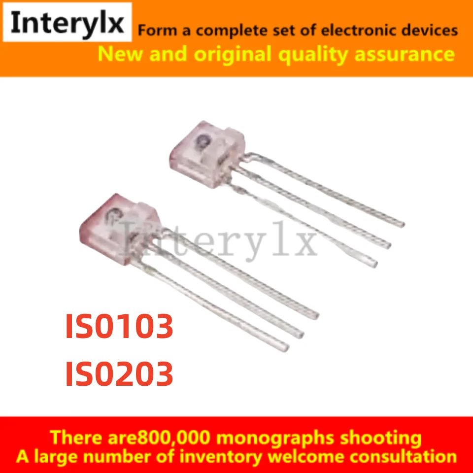 10-50Pcs/Lot Original IS0203 IS0103 1SO ISO0103 0203  Laser Receiver Tube Infrared Receiver Tube Pair Builtin Schmidt Circuit