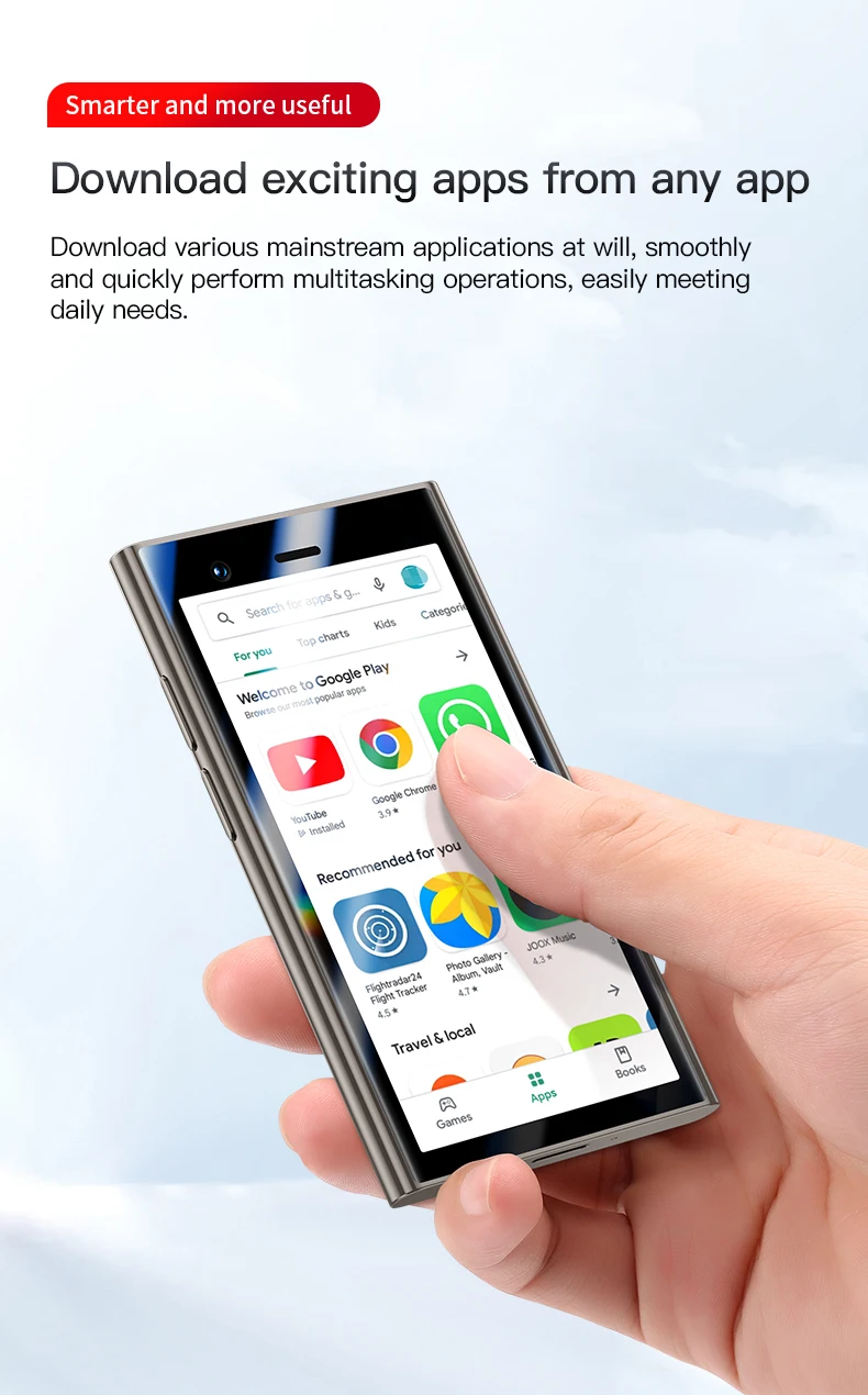 SOYES S24 Pro Max 4G Mini Smartphone 3.0inches MTK Quad Core 2GB RAM 16GB ROM Dual SIM Card 5MP 2500mAh Android CellPhone