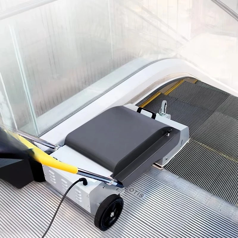 Escalator Stepping Routine Maintenance Machine Chemical Free Small Escalator Moving Sidewalk Light Duty Clean Dry Vacuum Cleaner