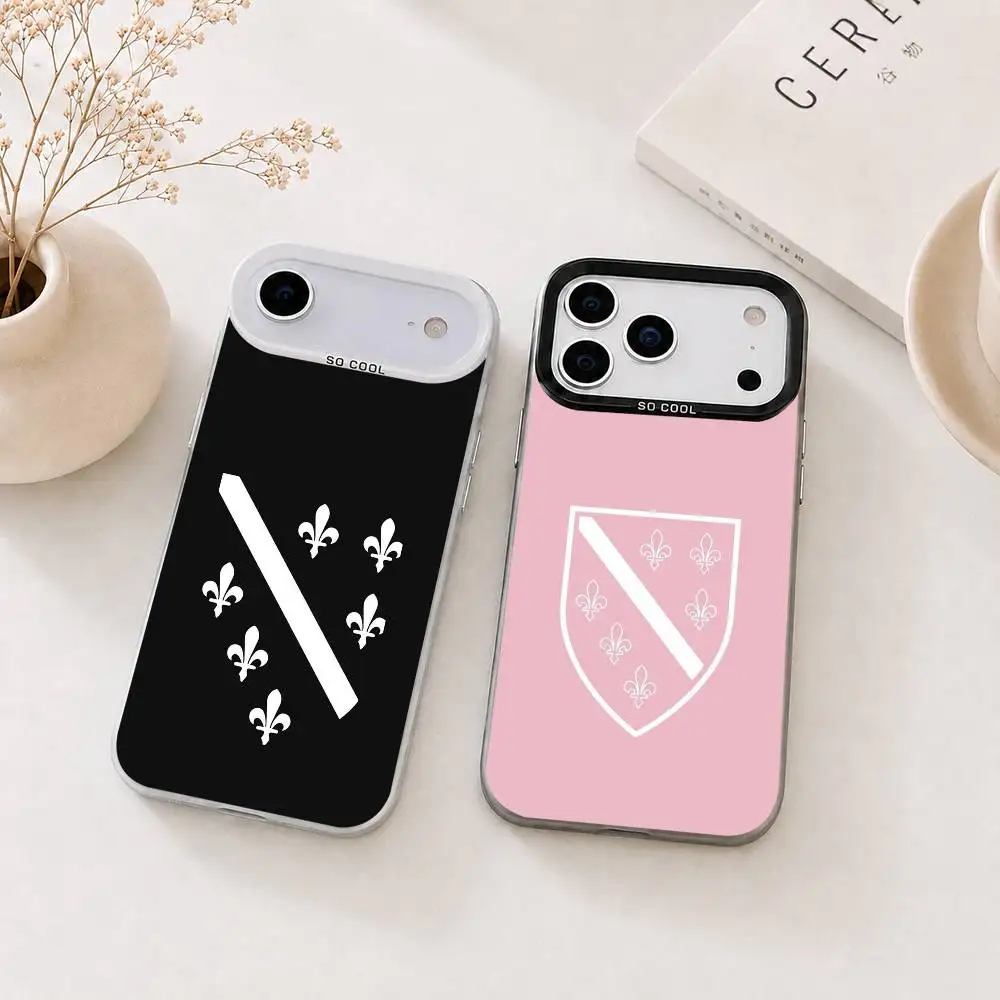 Bosnia and Herzegovina Coat of arms  Phone Case For iPhone 17,16,15,14,13,12 Plus,Pro Max,XS,Colored Silver Plated Inside Cover