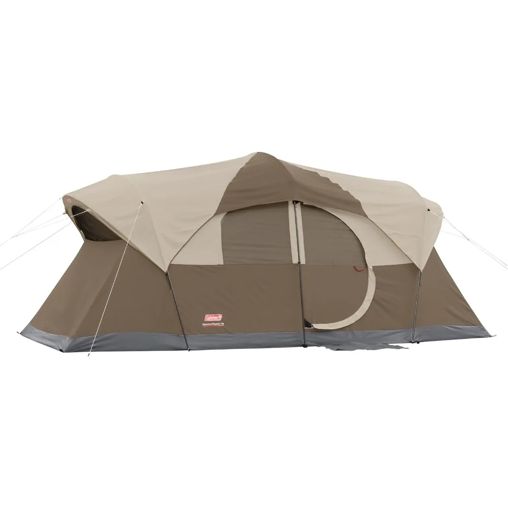 

Weatherproof Tent with Rainfly & Room Divider, Spacious Family Tent with Carry Bag