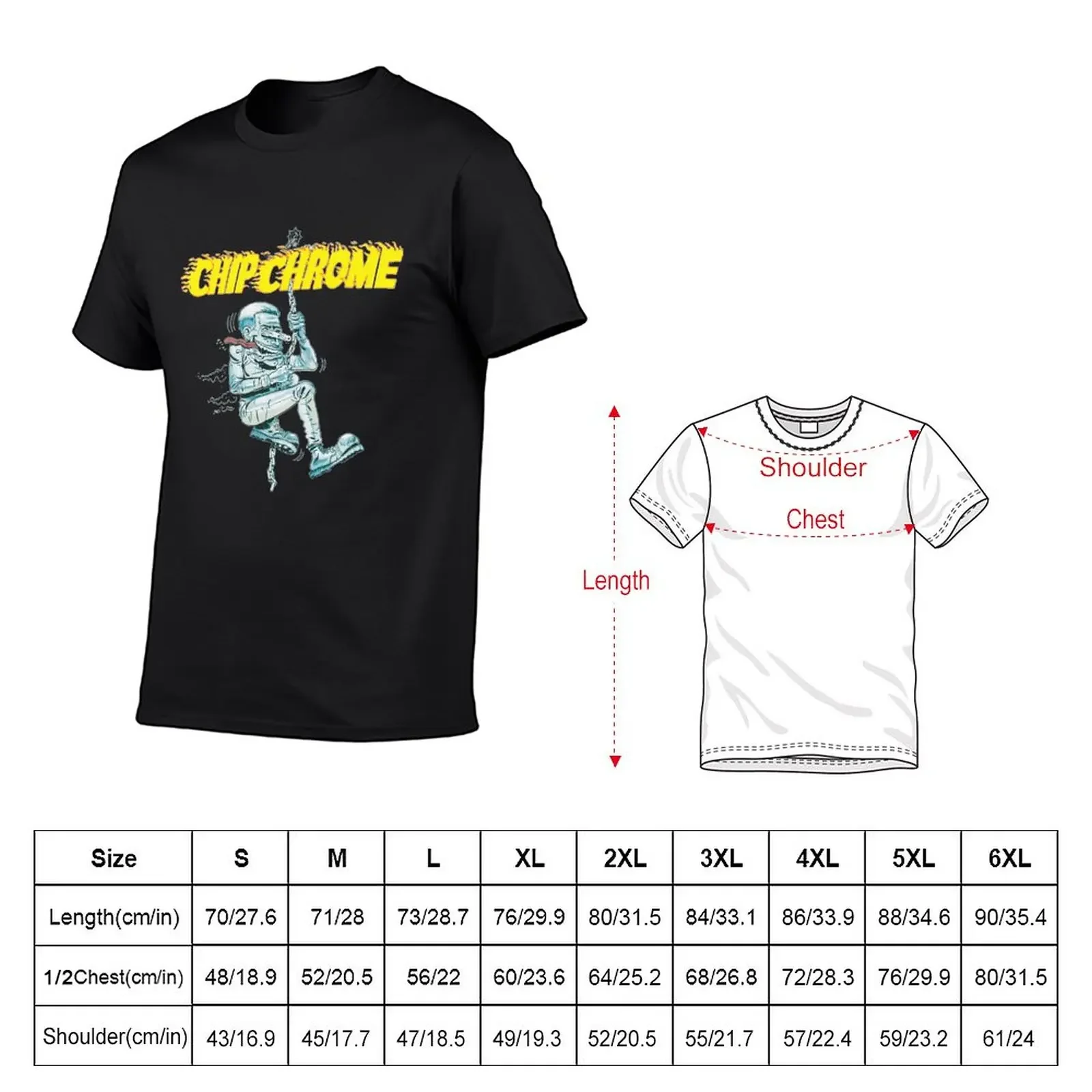 The Neighbourhood Chip Chrome Mic Swing Sticker T-Shirt plus sizes anime sweat men t shirts