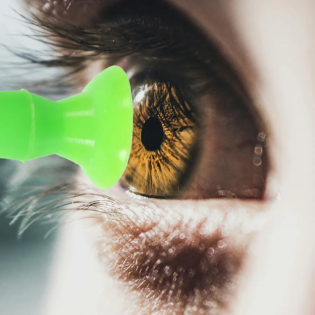 1Set Silicone Eyeball Case Ultra- Eye Shield Suction Protector Flexible Comfortable Protective Eye Cover