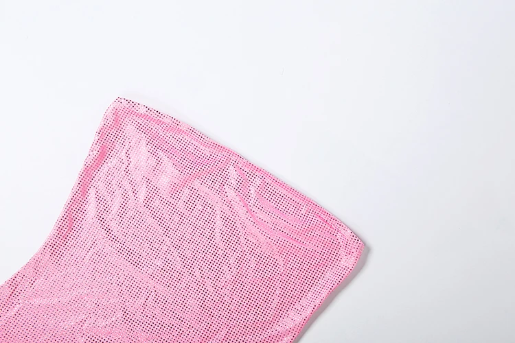 Nibber Stretch-Kleid für Damen, modisch, sexy, mit Pailletten, für den Sommer, rückenfrei, ärmellos, Skinny Hottie-Stil, Mitternachtsparty, Club, Mini-Bodycon – Detail 5