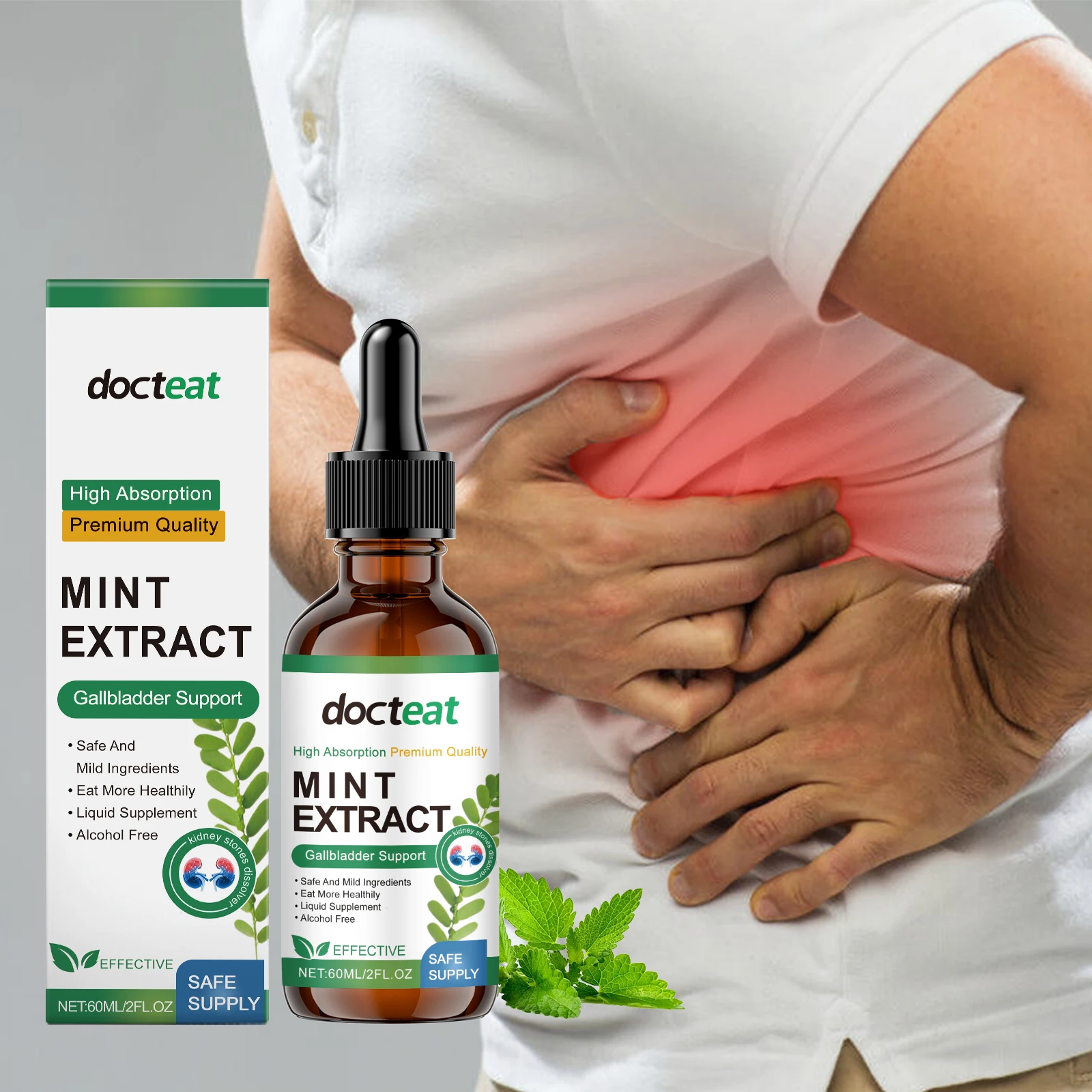 قطرات زيت عطبة الليمون لراحة الجسم اليومية ودعم العافية، مكمل عشبي لطيف، 30 مل