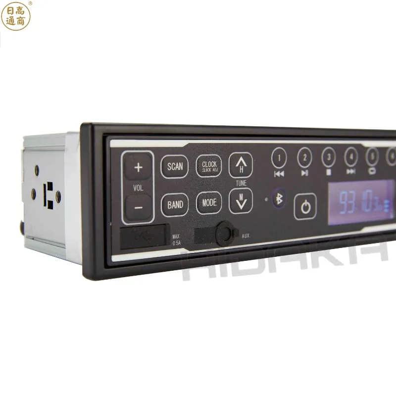 Imagem -04 - Rádio de Máquina Pesada com Bluetooth Carga Usb 0.5a Aux para Hitachi Takeuchi e Escavadeira Komatsu Rádio do Carro 12v 24v Hidaka-m202