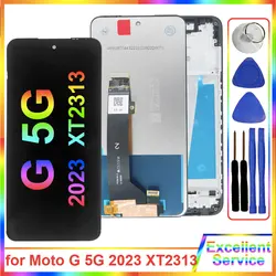 New Tested LCD for Motorola Moto G 5G 2023 XT2313 LCD Display Touch Screen Digiziter Replacement for Moto G 5G 2023 XT2313-3-5-6