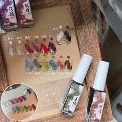 15pcs 6ml Blooming Nail Polish Marble Nail Ink Tint Gel Watercolor Nail Art Blossom Gel Semi Permanent Soak Off UV Gel Varnish