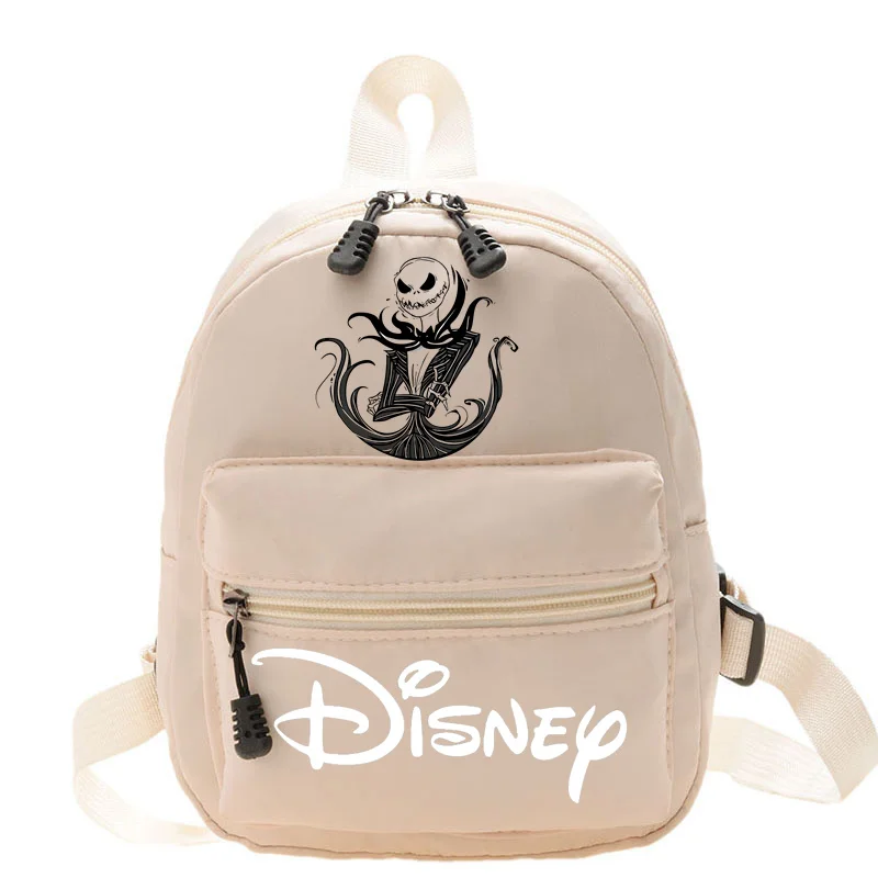 2024 Disney The Nightmare Before Christmas Jack Sally Women\'s Cool Backpack New Mini Teen Girls Bags Design Fashion Backpacks