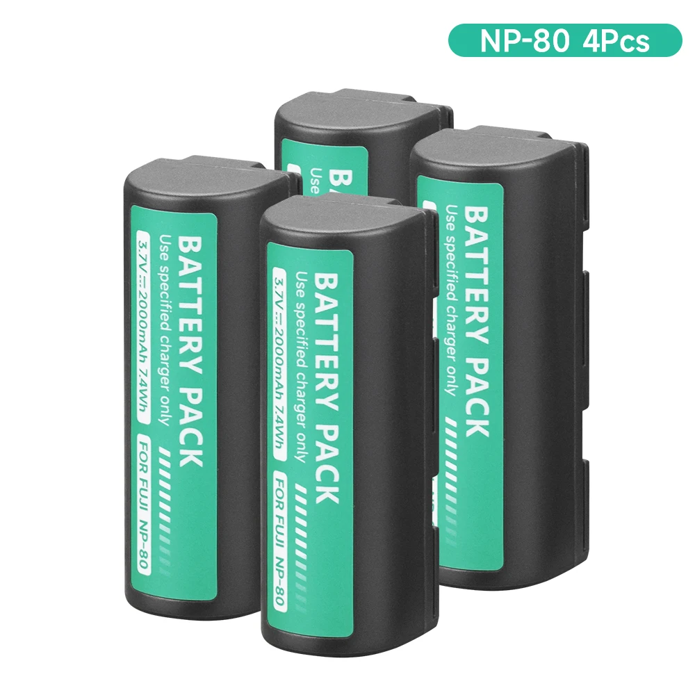 2000mAh NP-80 NP 80 battery for Fujifilm FinePix 1700 4900 1700z