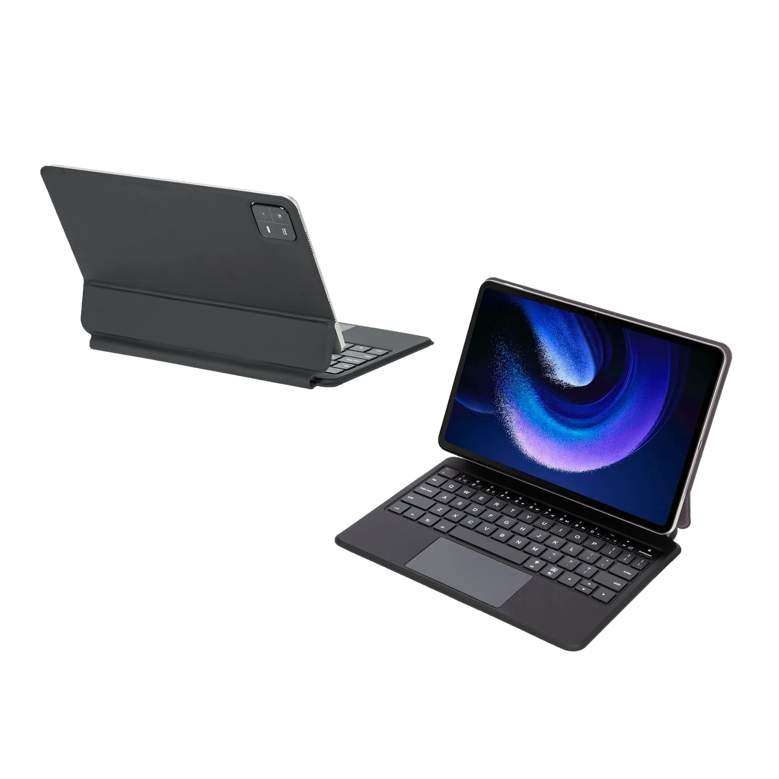 Leleyo keyboard cover for Xiaomi pad 6/6pro case with keyboard touchpad backlight QWERTY