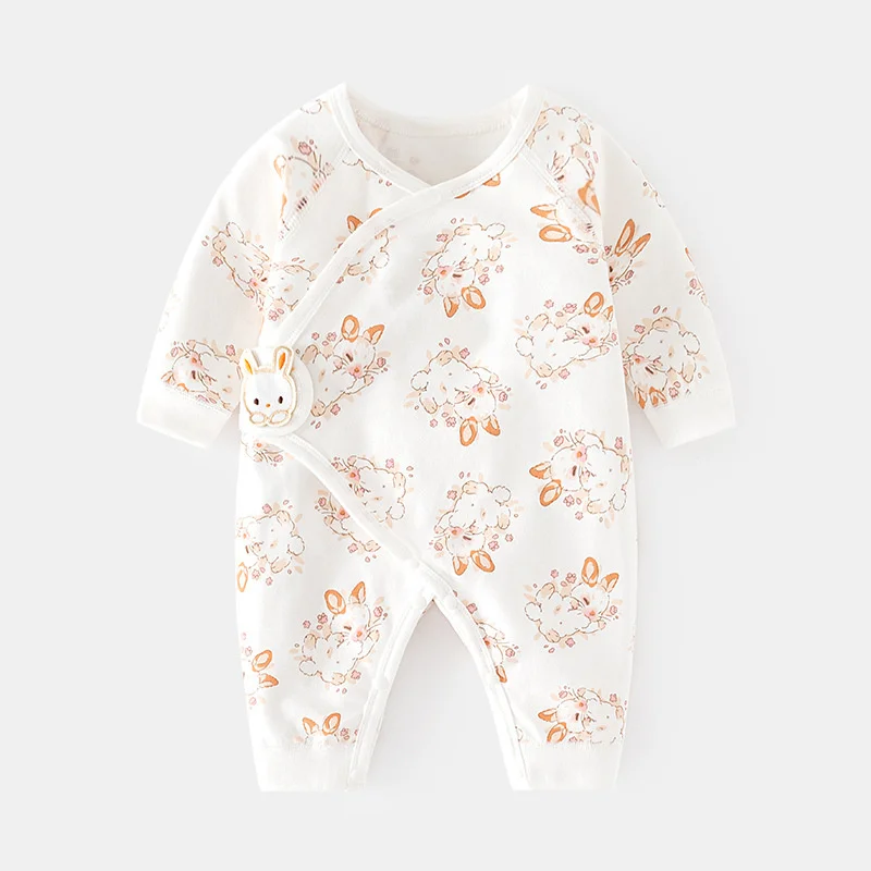 New Infant Baby Rompers For Girls Boys Print Cute Soft Newborn Jumpsuit Cotton New born Boy Girl Clothes Spring Romper Clothing