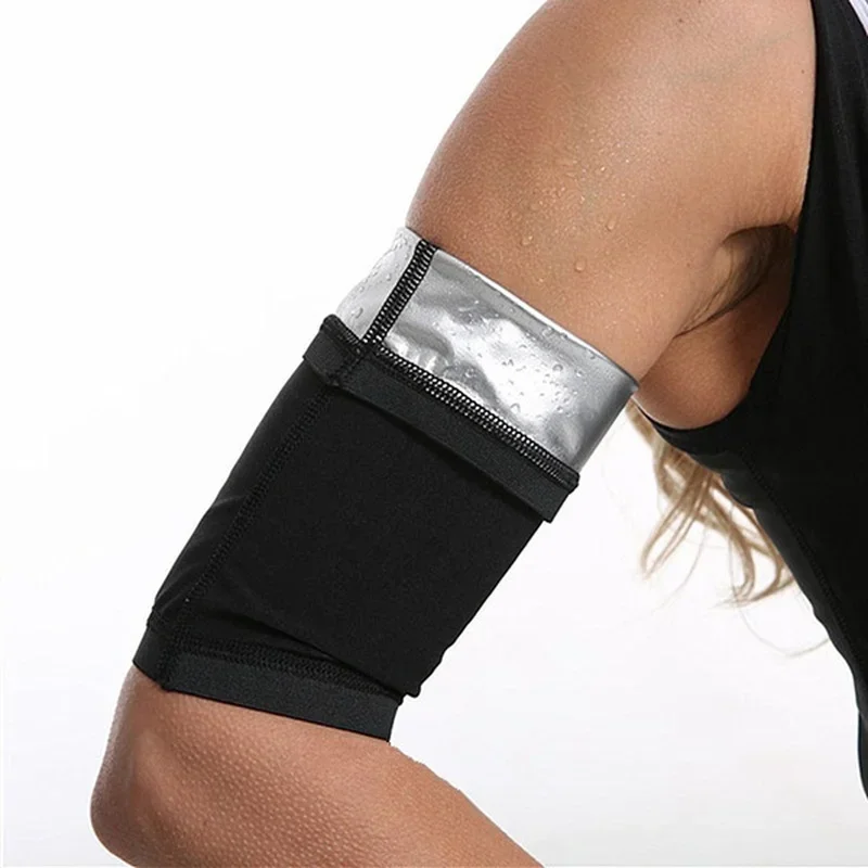 1Pair Arm Training Device Slim Sleeves Arm Sweatband Compression Sweatband Performance Arm Sleeves Women and Men Sports Safety