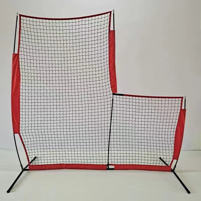 

2026 Baseball Protector L-screen 7ft X 7ft Softball Net Baseball Training Protective Screen for Pitching