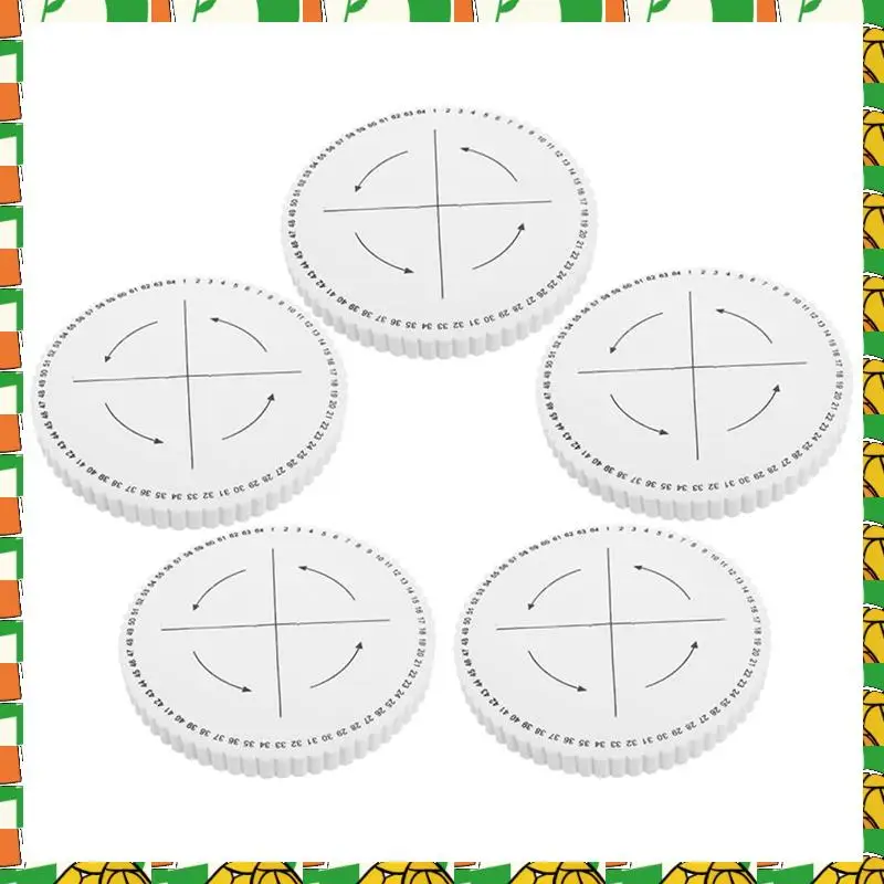 

Профессиональный инструмент Kumihimo плетение диск 64 слота 5 шт. толстая круглая тканая доска для изготовления браслетов и ювелирных изделий Supp