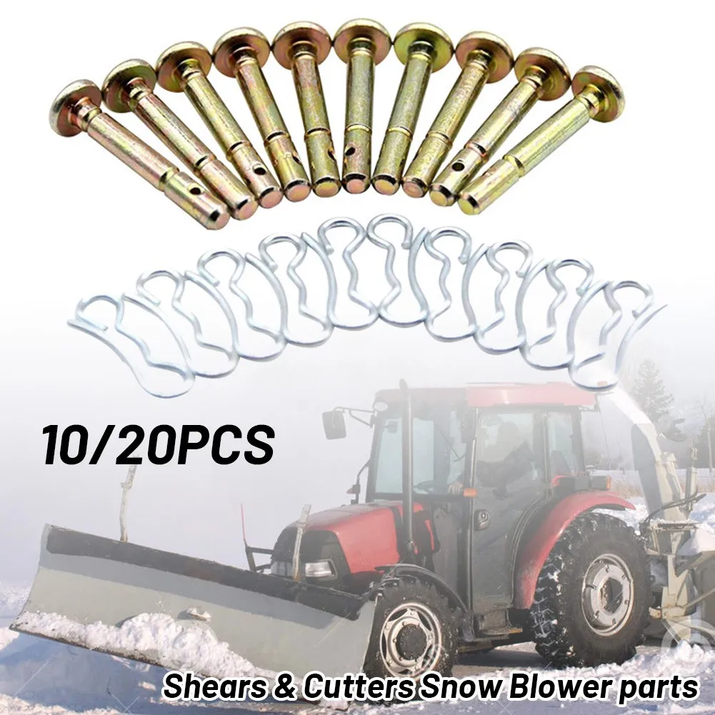 2/10/20Pcs Shear Pins&Cotters For For SnowBlowers 738-04124A 714-04040 Outdoor Garden Snow Blowers Parts