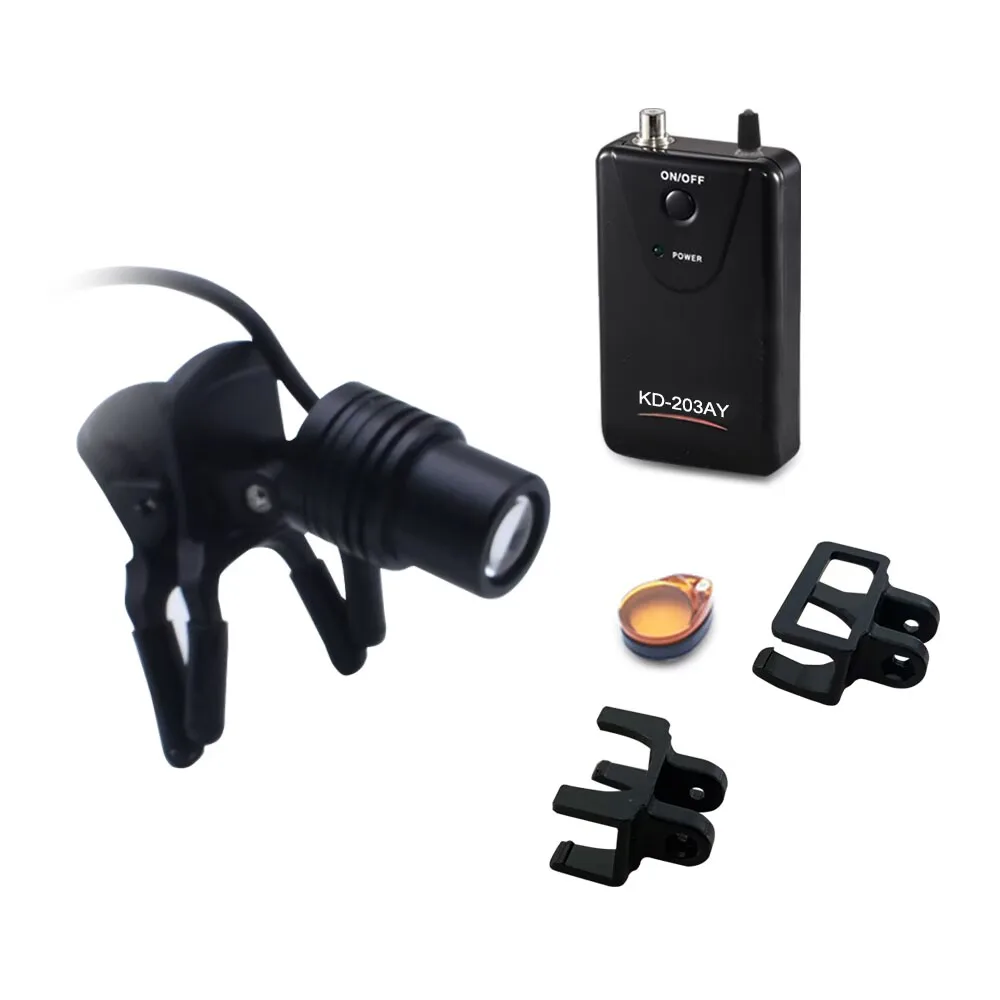 3W Clip Insert Loupe Use Headlight LED Dentist Dental Beauty Hospital Veterinary Clinic General Surgery Surgical Head Light