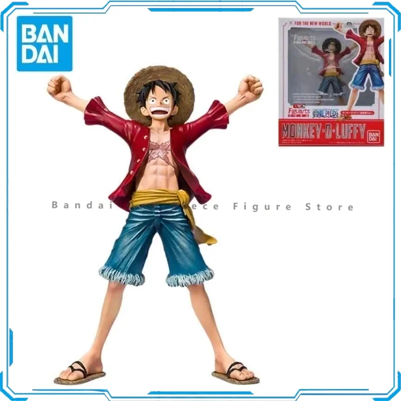 

In Stock Original Bandai Genuine Zero One Piece New World Luffy Figure Gift Ornament anime figures decor Model action figure