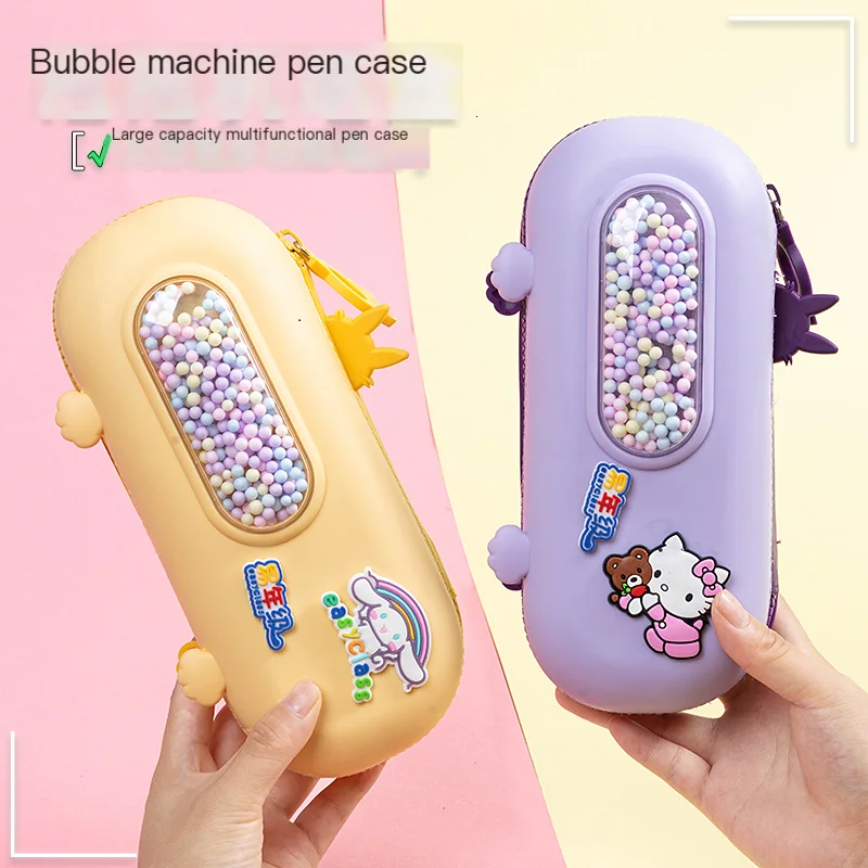 

Sanrio Hello Kitty пенал для девочек начальной школы детский двойной многофункциональный супер большой емкости новый стиль сумка-карандаш