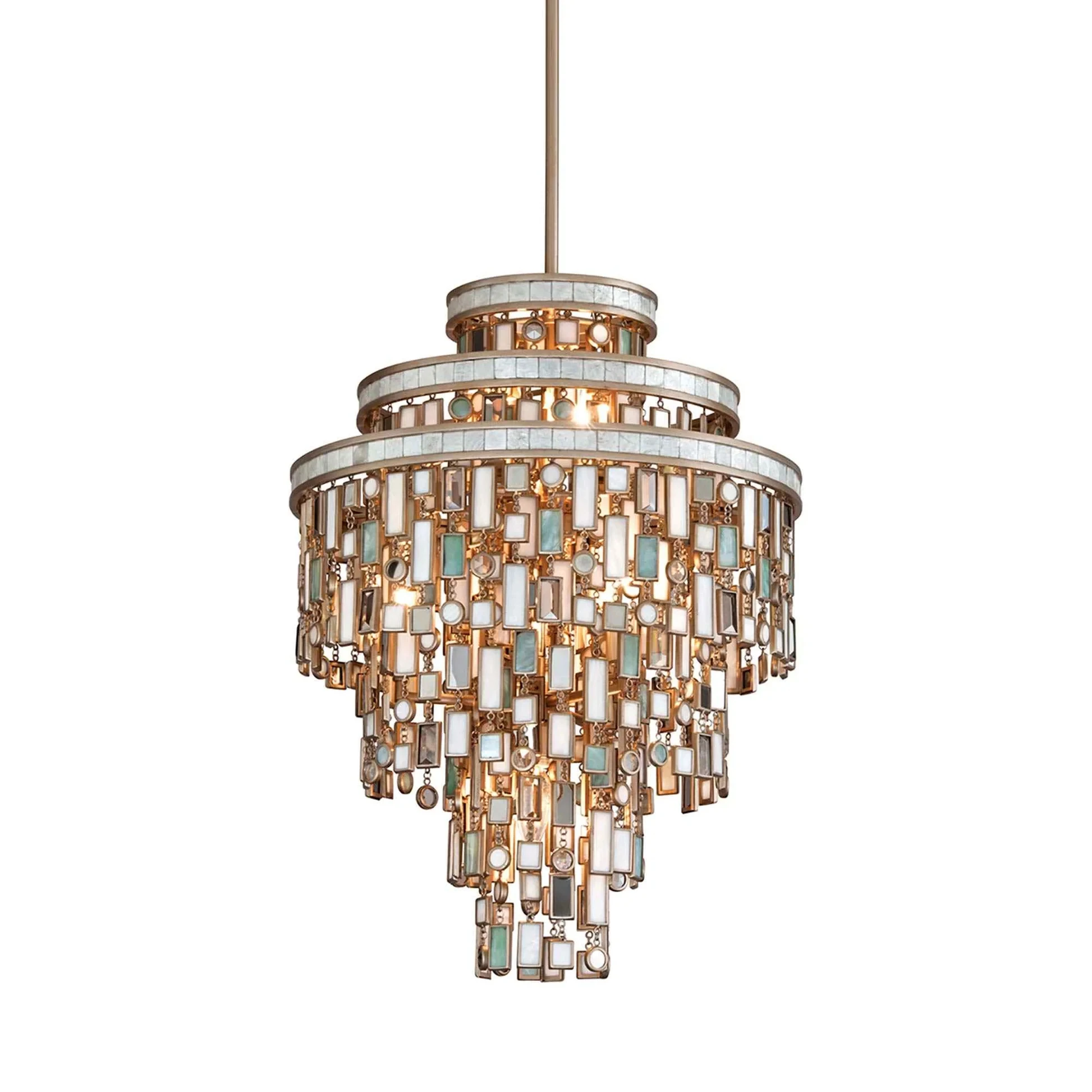 

Круглая люстра-подвеска в стиле Мурано, винтажная американская роскошная большая люстра для гостиной, столовой, лофта, спальни, светильник для высоких потолков