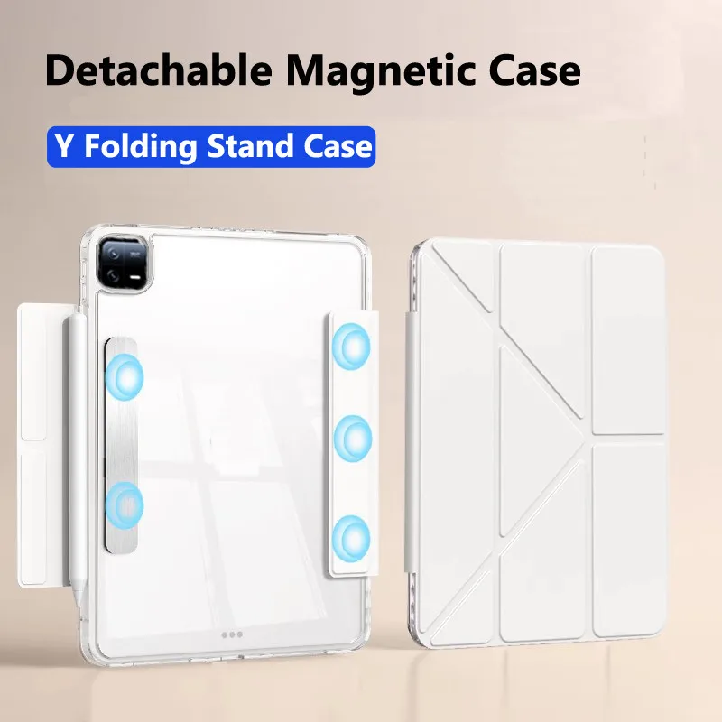 Magnetic Suction Case with Double Clasp for Xiaomi Pad 6 11 Inch 6Pro 11 2023 Flip Stand Cover for Xiaomi MI Pad 5 5 Pro 11 2022