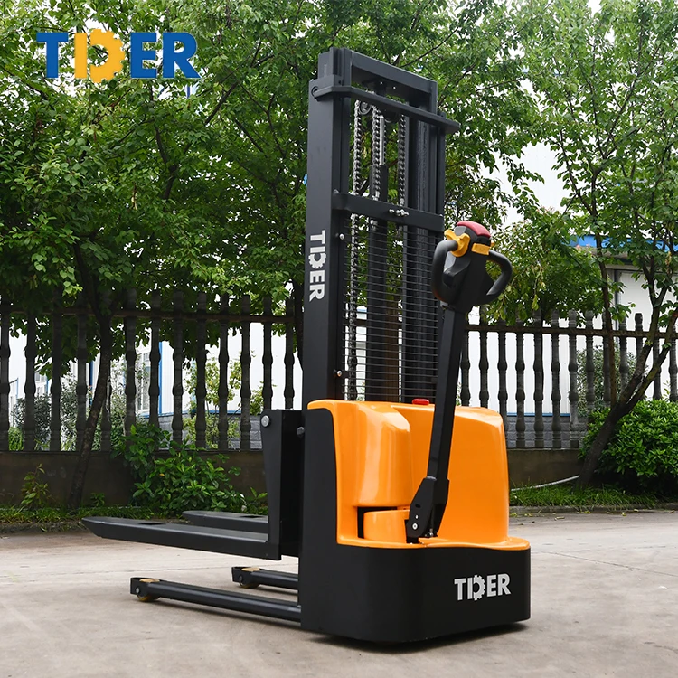 TDER battery stacker forklift 1000kg 1500kg  electric pallet stacker 2000kg  pallet stacker price