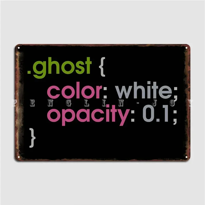 Web Developer Joke Css Metal Sign Wall Pub Wall Personalized Plaques Tin Sign Poster